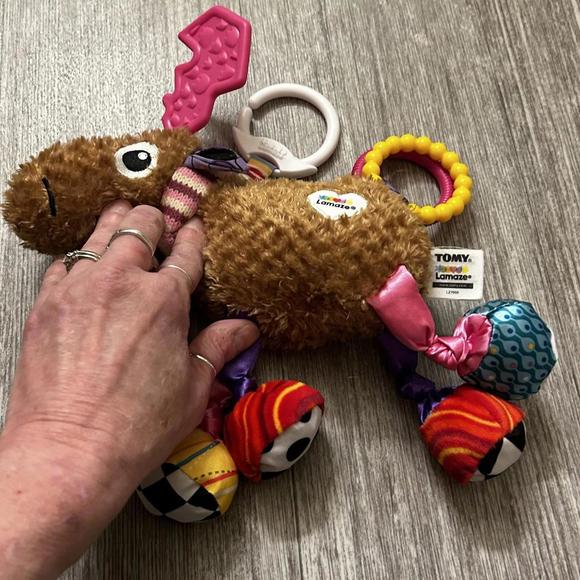 Lamaze Baby Muffin the Moose Plush Sensory Activity Toy - Picture 2 of 3